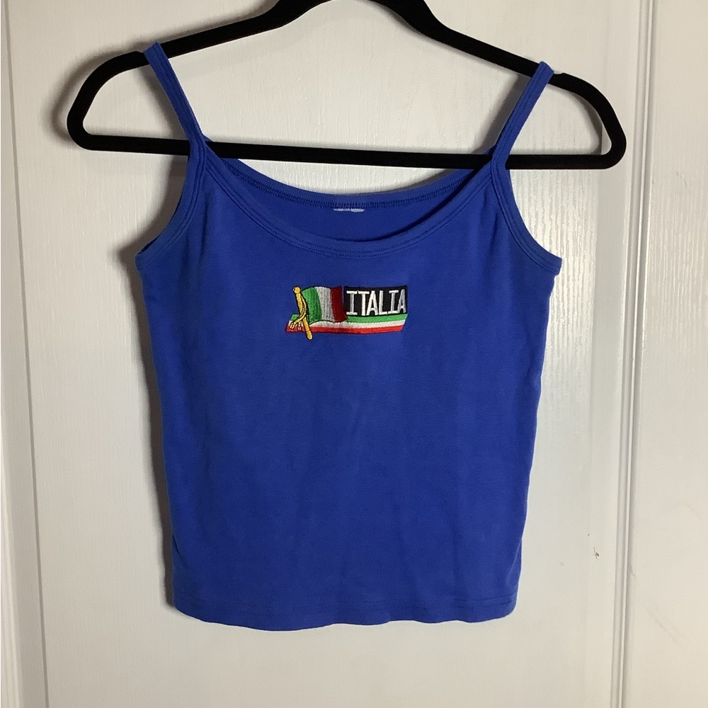 Y2K Italia cropped tank top